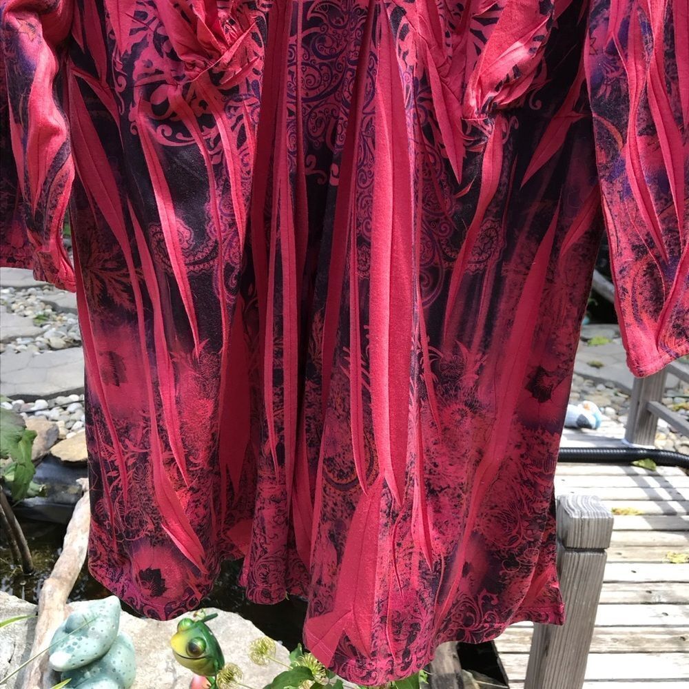 Fuchsia Pink Pullover Tunic - Picture 2 of 10